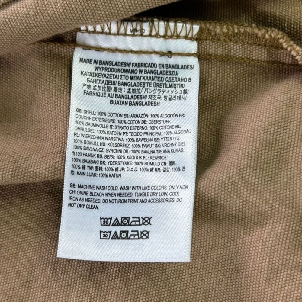 Vans Lizzie‎ Armanto Dirt Canvas Utility Jacket Tan Women Small Floral Inside - Picture 9 of 15